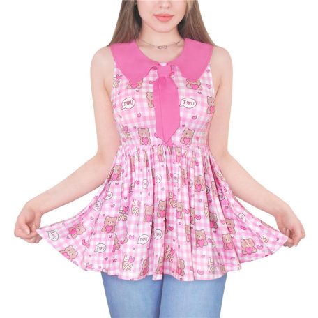 Little For Big Beary Cute Babydoll Top két színben LB-503