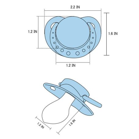 Little For Big SmallShield adult pacifier in several colors
