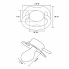 Little For Big patterned adult pacifier in several colors