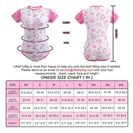 Little For Big Nursery Pink unisex body LB-017P