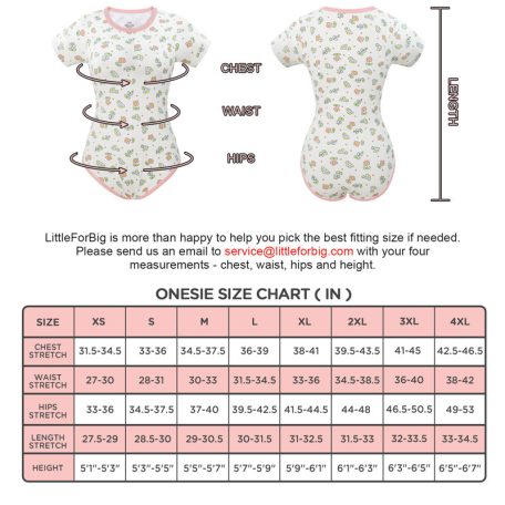 Little For Big Cottagecore Daisies unisex body LB-085