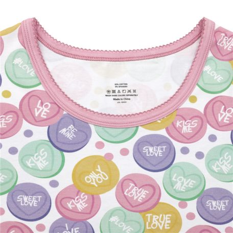 Little For Big Candy Hearts unisex body LB-088