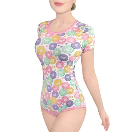 Little For Big Candy Hearts unisex body LB-088