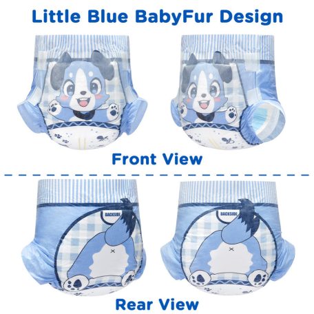 Little For Big Little Blue BabyFur felnőtt pelenka