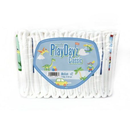 NRU PlayDayz Classic Blue adult diaper