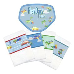 NRU PlayDayz Classic Blue adult diaper