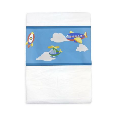 NRU PlayDayz Classic Blue adult diaper