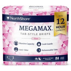 NorthShore MEGAMAX pink adult diaper size L pack