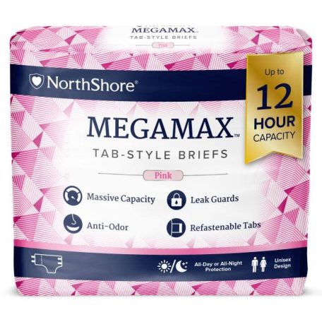 NorthShore MEGAMAX felnőtt pelenka rózsaszín L méret csomag