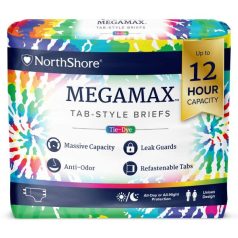NorthShore MEGAMAX felnőtt pelenka Tie-Dye S méret csomag