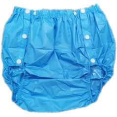 Kék, patentos pelenkázó nadrág