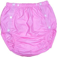 Rózsaszín, patentos pelenkázó nadrág