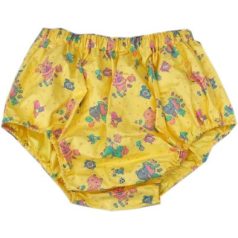 Sárga, mintás PVC pelenkázó nadrág