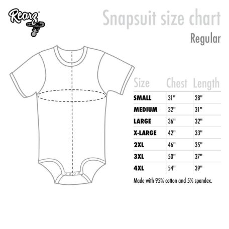 Rearz Dinosaur unisex bodysuit