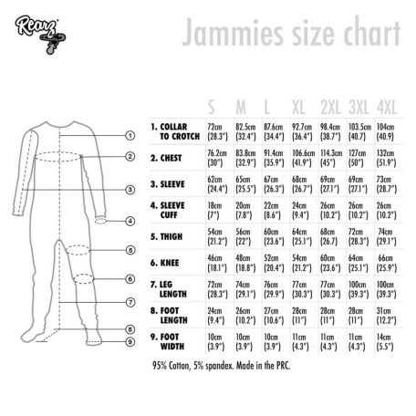 Rearz Lil Monsters unisex pajamas