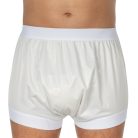 Suprima 1217 PU plastic pants in white color