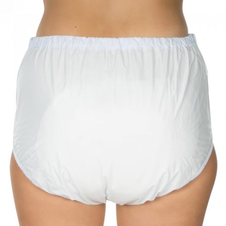 Suprima 1222 PVC plastic pants in white color