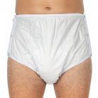 Suprima 1222 PVC plastic pants in white color