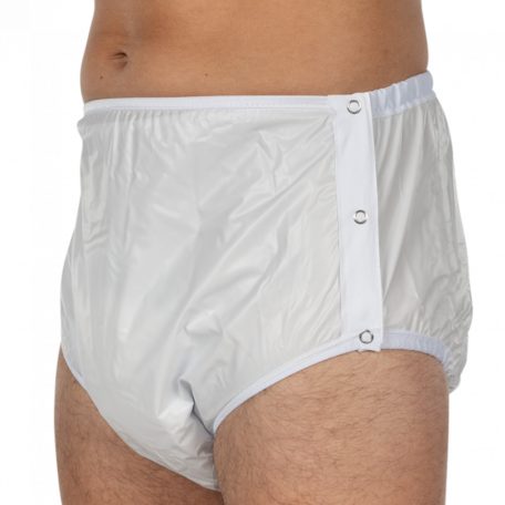 Suprima 1222 PVC plastic pants in white color