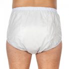 Suprima 1222 PVC plastic pants in white color