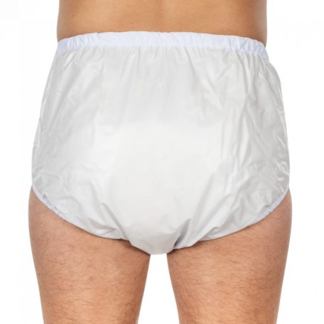 Suprima 1222 PVC plastic pants in white color