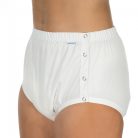Suprima 1288 PU plastic pants in white color