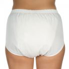 Suprima 1288 PU plastic pants in white color
