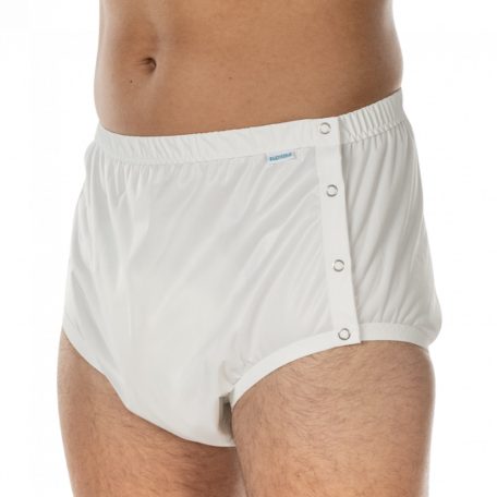 Suprima 1288 PU plastic pants in white color