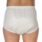 Suprima 1288 PU plastic pants in white color