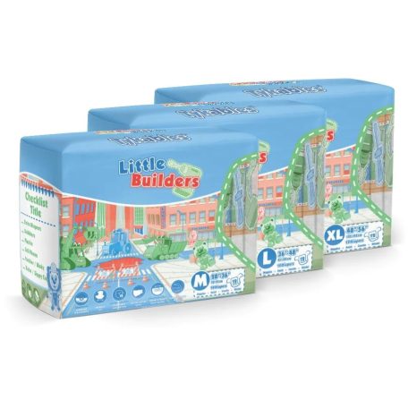 Tykables Little Builders felnőtt pelenka