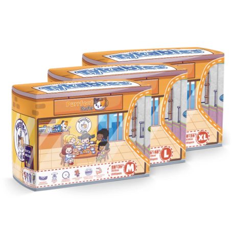 Tykables Purrfect Cafe felnőtt pelenka